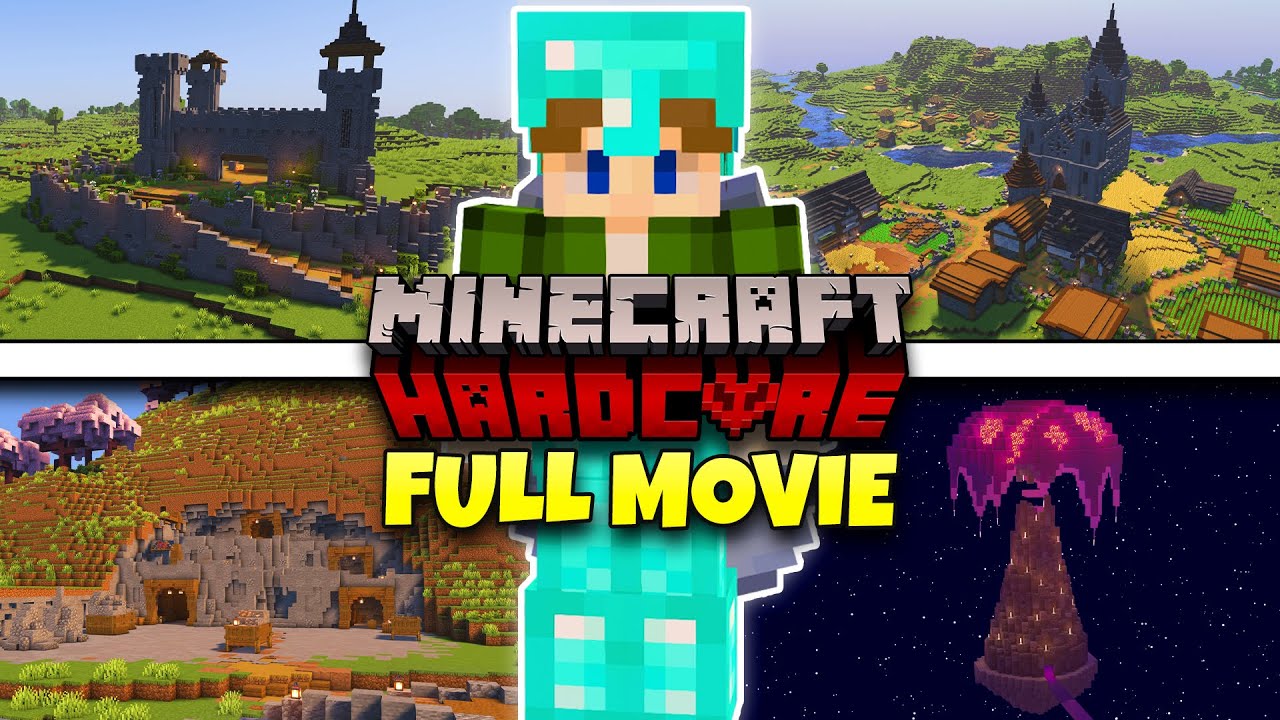 I Survived 500 Days In Minecraft Hardcore [FULL MOVIE]