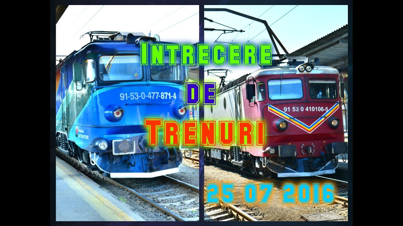 Intrecere de Trenuri  IR 1691 vs 1632