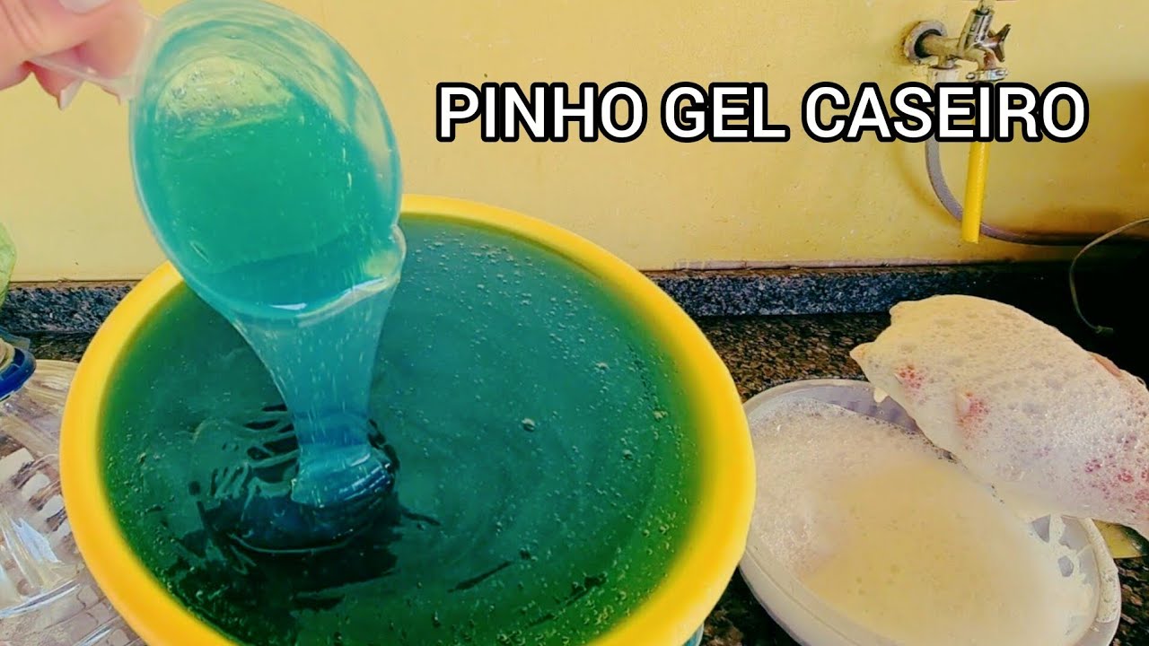 O MELHOR PINHO GEL CASEIRO QUE EXISTE 
