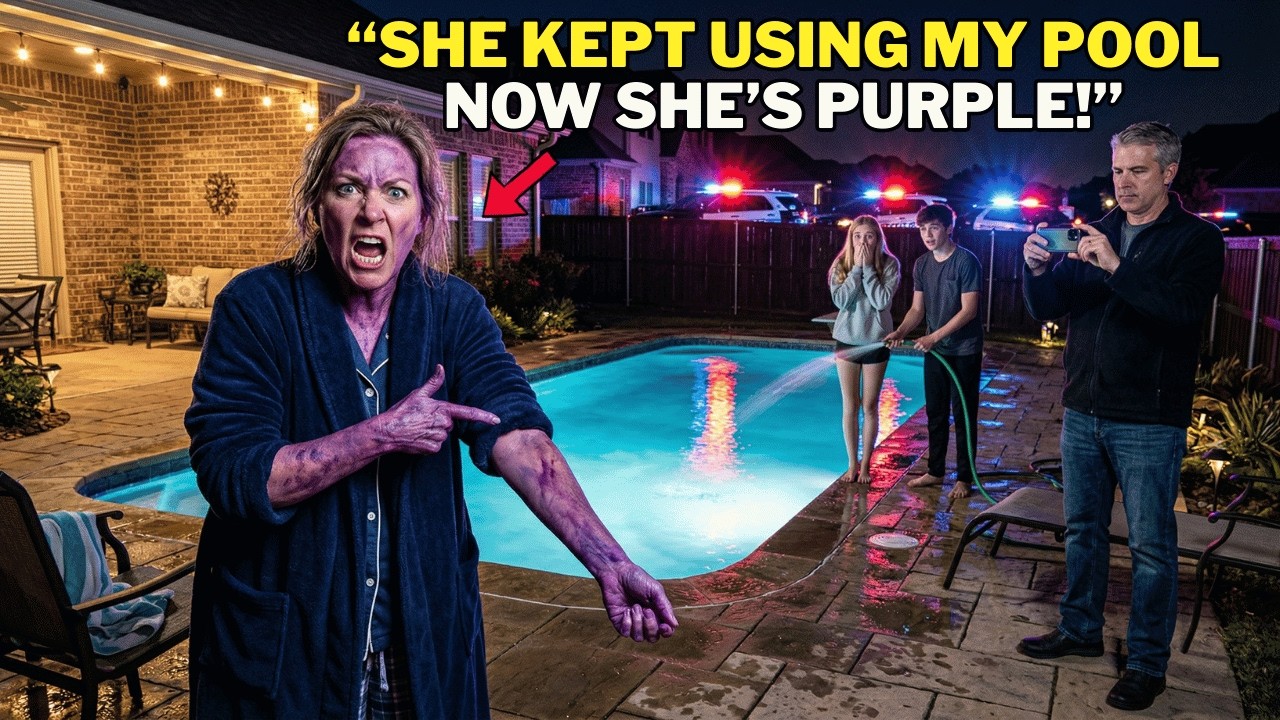 HOA Karen’s Family Kept Sneaking Into My Pool — One Invisible Powder Exposed Them