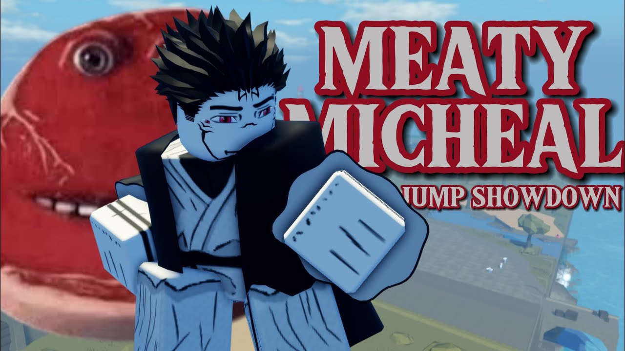 Playing with Micheal's Meat in JUMP SHOWDOWN (pause)