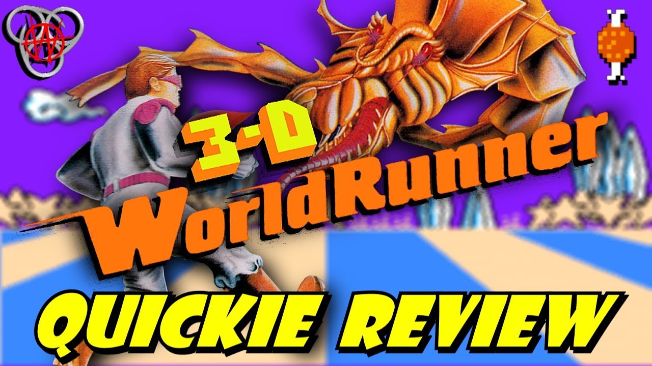 The 3-D Battles of WorldRunner NES - Quickie Review - Narrated by Hungry Goriya | Nefarious Wes