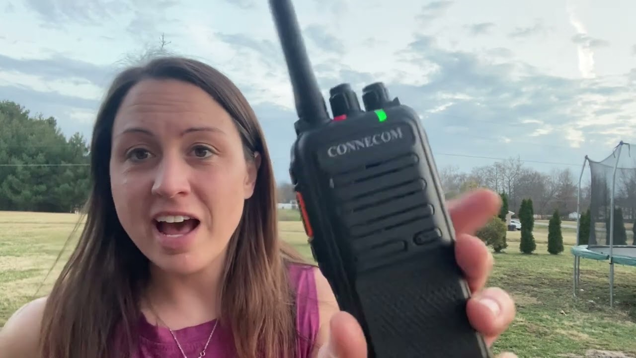 Review of Long Range Digital & Analog Two Way Radios - CONNECOM Business Rechargeable 4W High Power