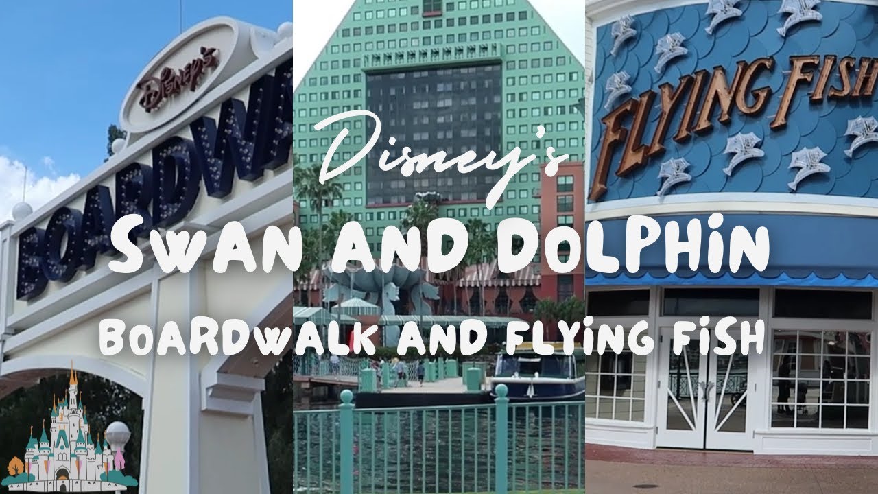 Disney's Swan and Dolphin/Eating dinner at Flying Fish