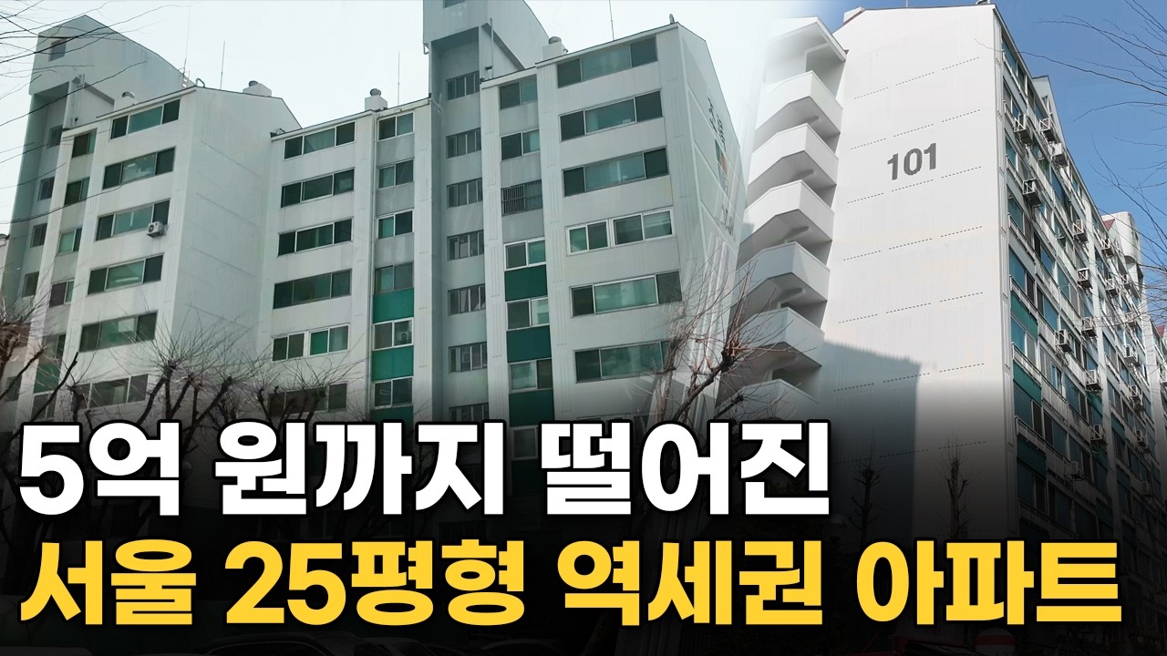 5억대까지 떨어진 서울 5호선 역세권 25평 아파트 (머니플레이스)