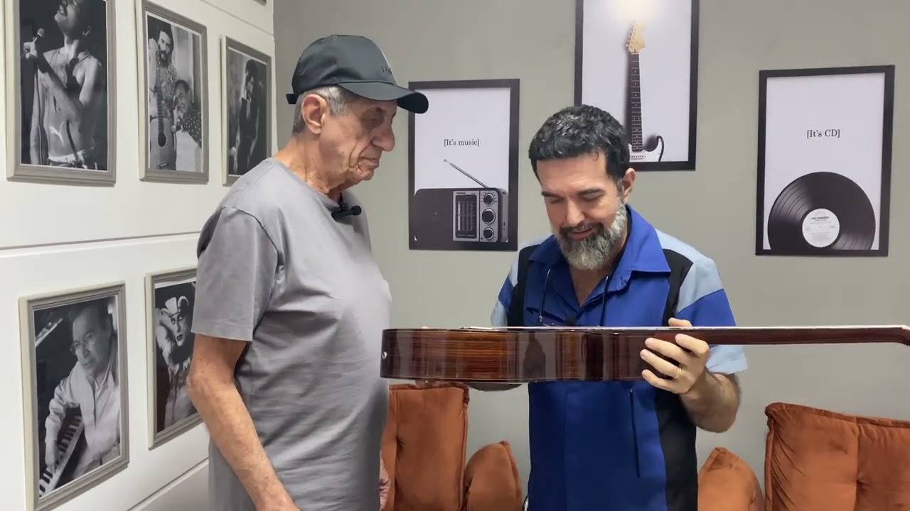 Violão raro do Fagner quase foi perdido no aeroporto, mas foi salvo pela segunda vez no Luthier