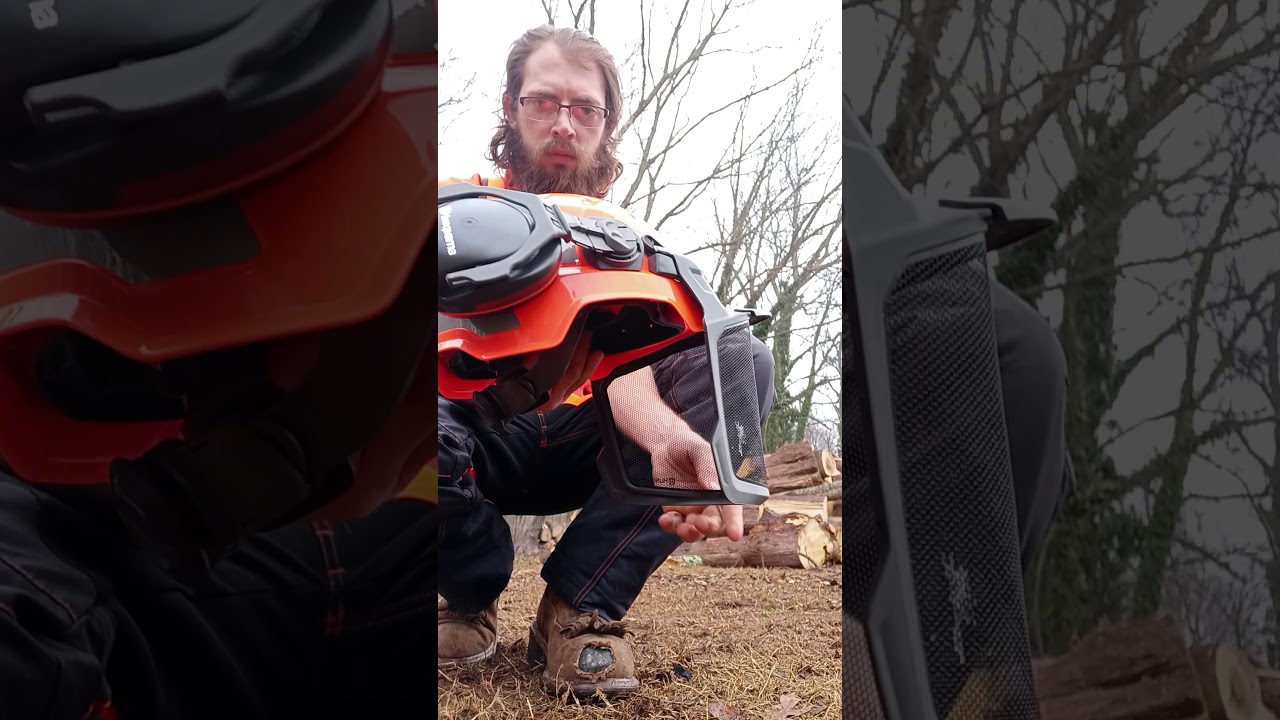 Lumberjacks helmet. and Husqvarna technical extreme arborist pants review