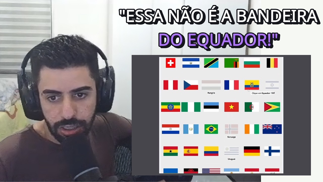 Mostramos nosso CONHECIMENTO sobre BANDEIRAS!! (e falhamos miseravelmente)