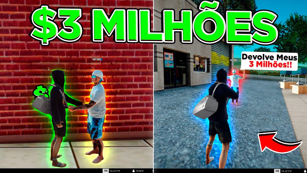 FIZ 3 MILHÕES DANDO GOLPE NO Horizonte rp 😱 GTA SAMP ANDROID/PC