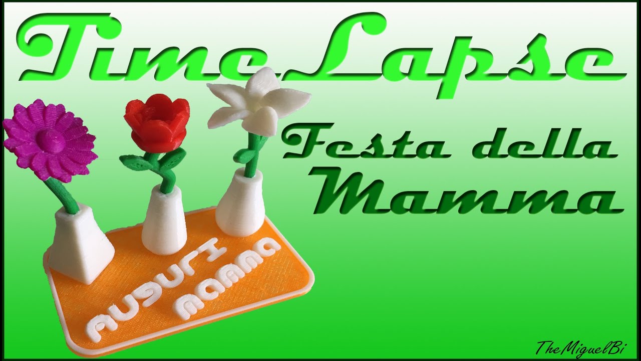 ⌛️TimeLapse 3D Printing - Festa della Mamma