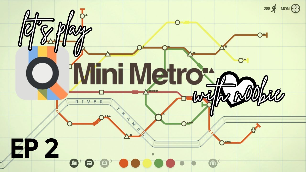 Mini Metro: First looks at a simple puzzle game.