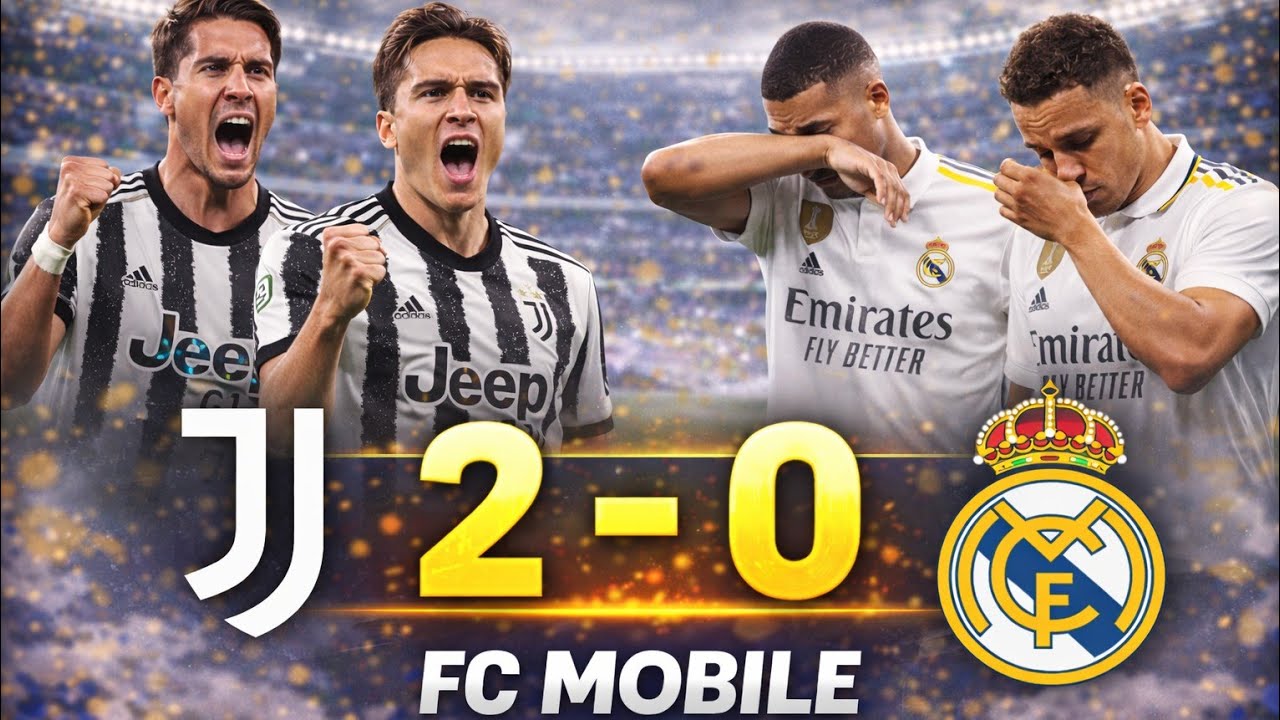 Juventus vs Real Madrid⚽️🎮