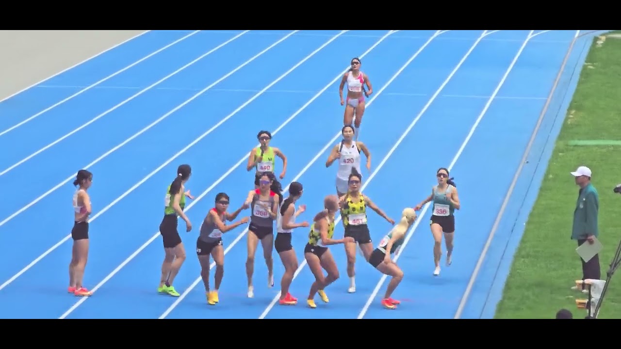 2025제106회 전국체전 여일반부4×400mR 결승 