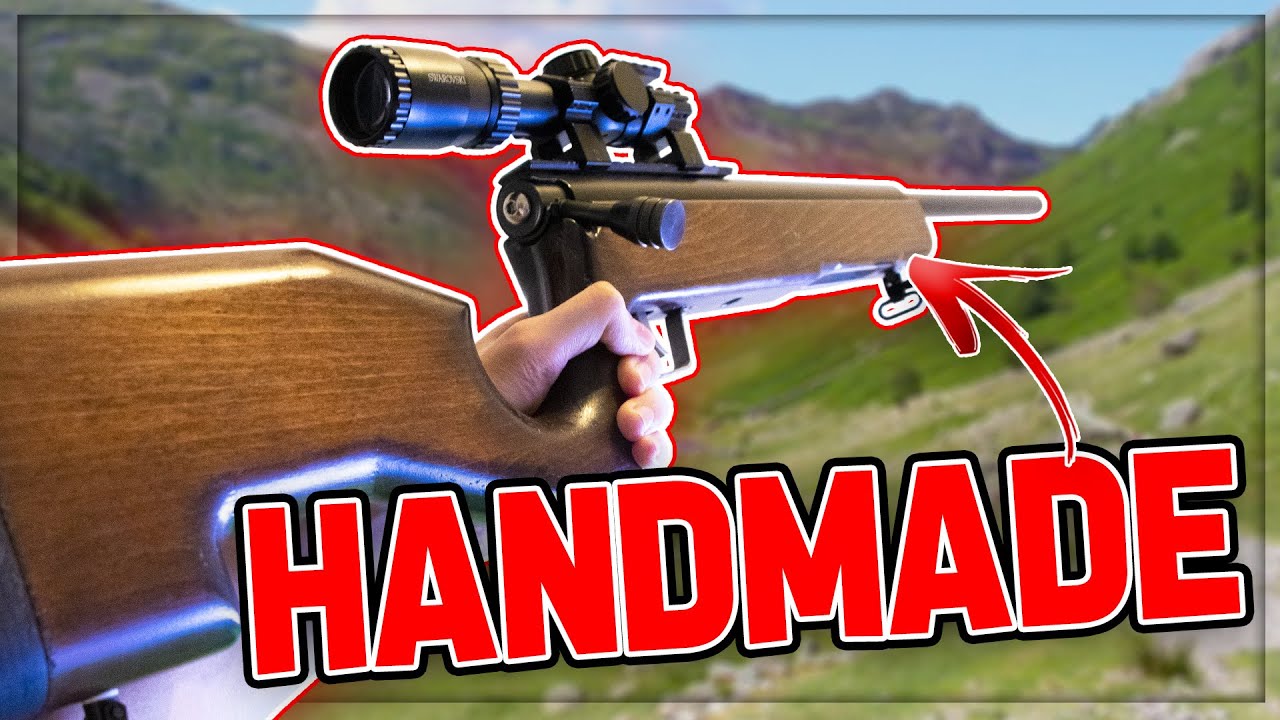 Playing Airsoft With A HANDMADE Sniper! (One Of A Kind)