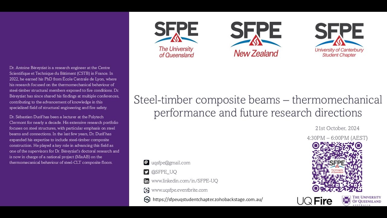 Steel-timber composite beams – thermomechanical performance and future research directions