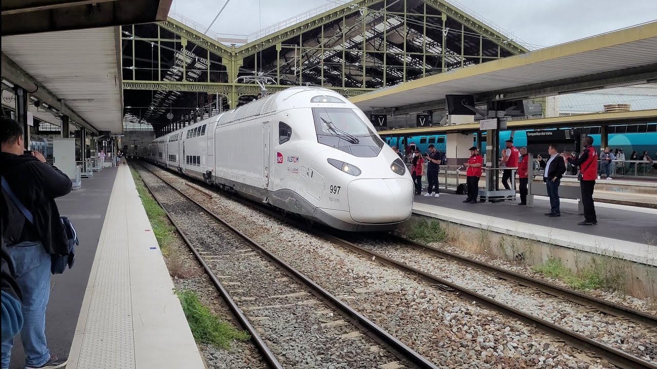 L'arrivée du TGV M à Gare de Lyon