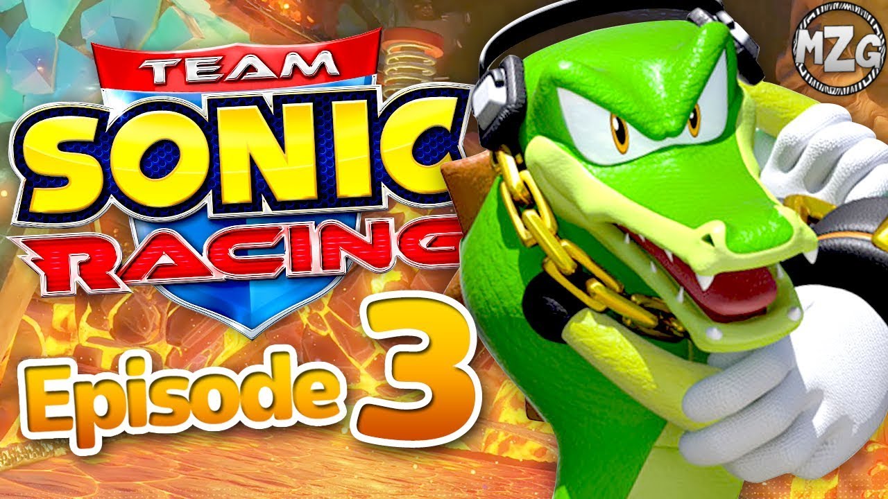 Sonic Team Racing Gameplay Walkthrough - Episode 3 - Team Vector! Chapter 3 100%!