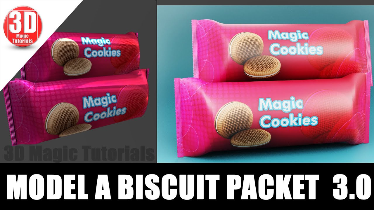 How to Model a Biscuit Packet in Blender 3.0