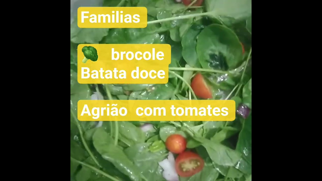 Brocoli # Patate douce#   Watercress with tomatoes