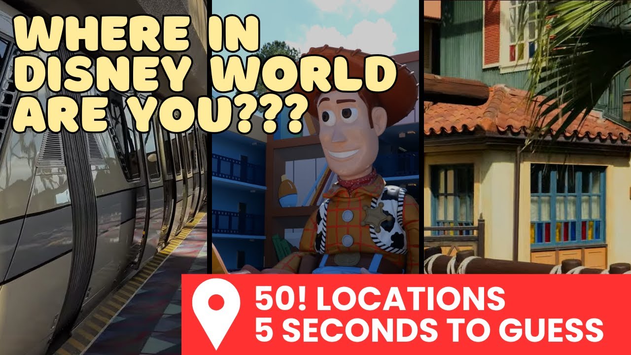 50 HARDEST Disney World Locations to Guess: The Ultimate Disney Game | Disney World Geoguessr