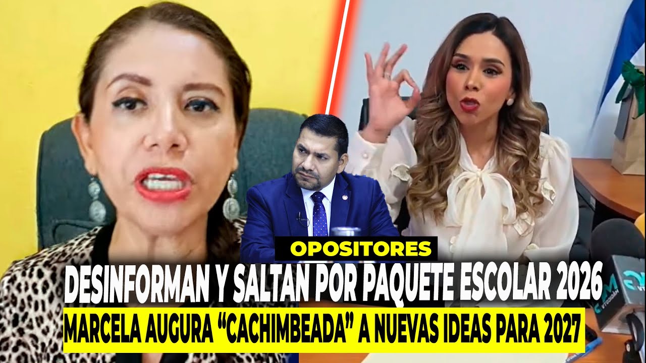 OPOSITORES DESINFORMAN Y SALTAN POR PAQUETE ESCOLAR 2026/MARCELA AUGURA CACHIMBEADA A NUEVAS IDEAS