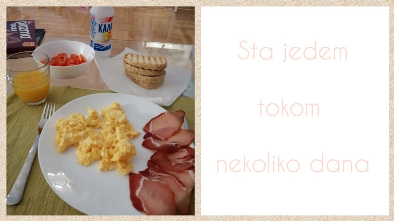 Šta jedem (tokom nekoliko dana) - Recepti, priprema i predlozi l Tatjana Bela