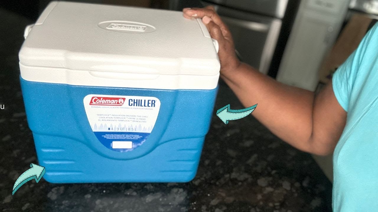 Coleman Chiller Series 9qt Insulated Portable Cooler Lunch Box, Ice Retention Hard Cooler with Heavy