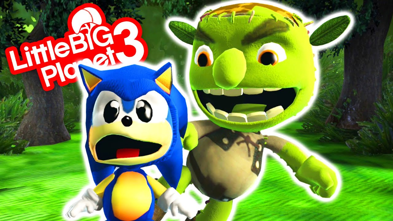 Sonic VS Shrek - Swamped Part 1 & 2 | LittleBigPlanet 3