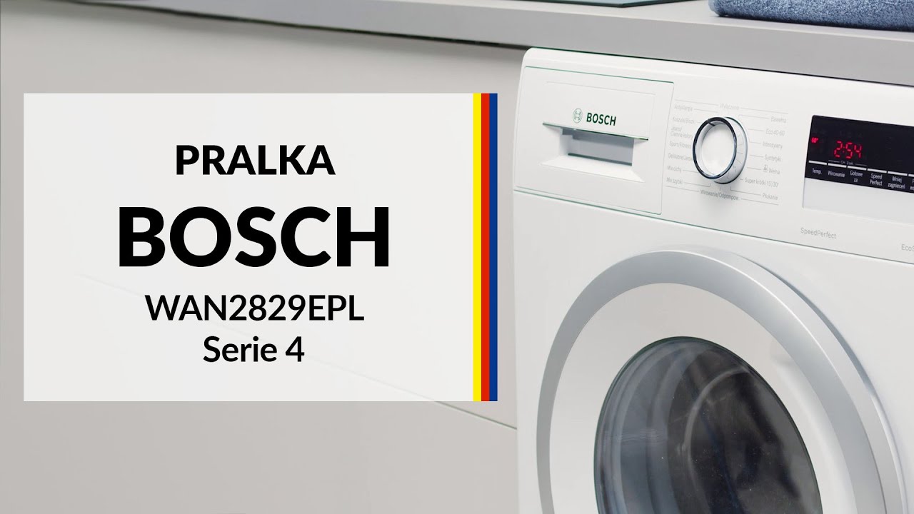 Pralka Bosch WAN2829EPL Serie 4 &ndash; dane techniczne &ndash; RTV EURO AGD