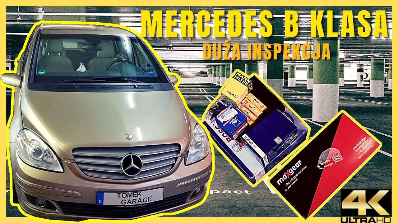 DUŻA INSPEKCJA Mercedes B Klasa (W245) - Wymiana Hamulców i Płynu Hamulcowego