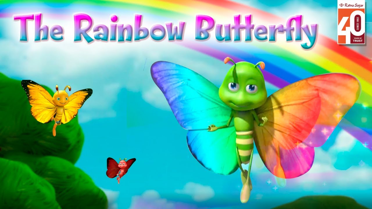 The Rainbow Butterfly | The Magical Transformation | 3D Animation by Ratna Sagar