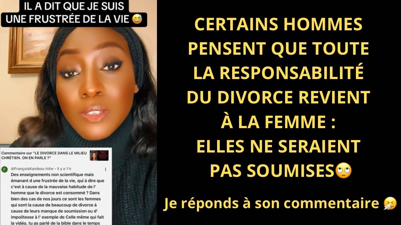 CET HOMME M’INSULTE ET CROIT QUE LES FEMMES DEVRAIENT SE SOUMETTRE. 