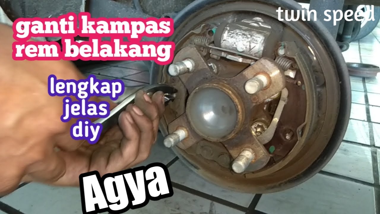CARA GANTI KAMPAS REM BELAKANG AGYA MENGATASI BELAKANG BUNYI SROK SROK