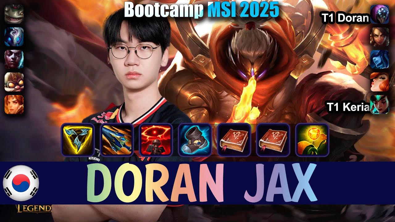 T1 Doran JAX vs TAHM KENCH Top - Patch 25.13 NA Ranked | Bootcamp MSI 2025 | lolrec