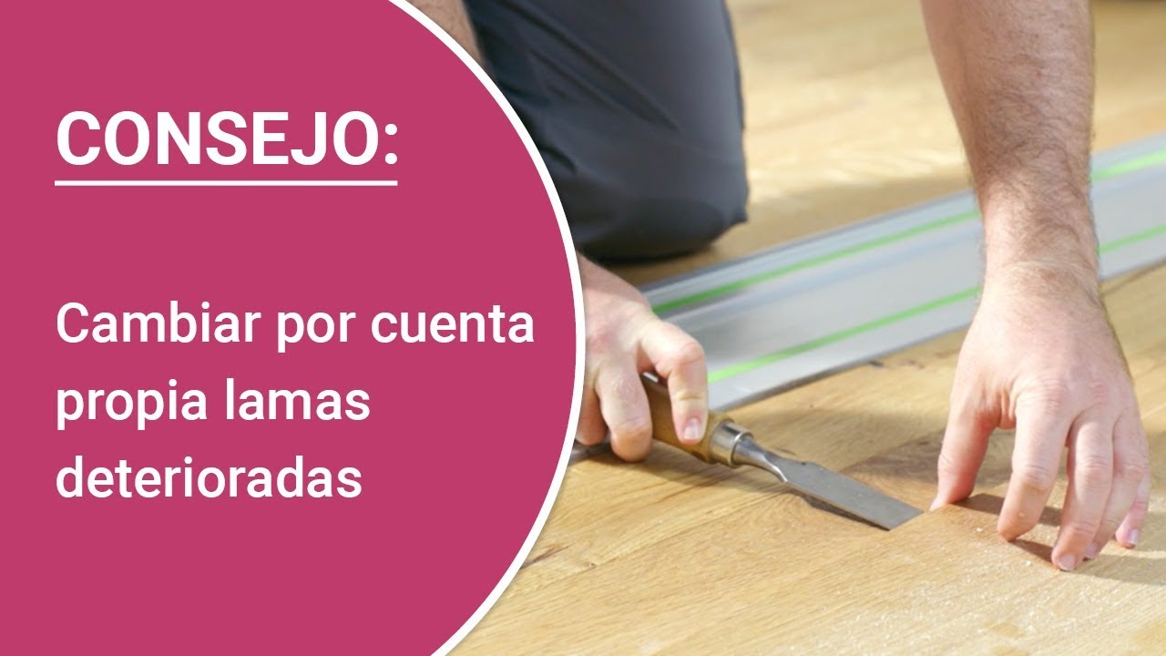 Arreglar por cuenta propia las lamas deterioradas – parquet, laminado, suelo de diseño