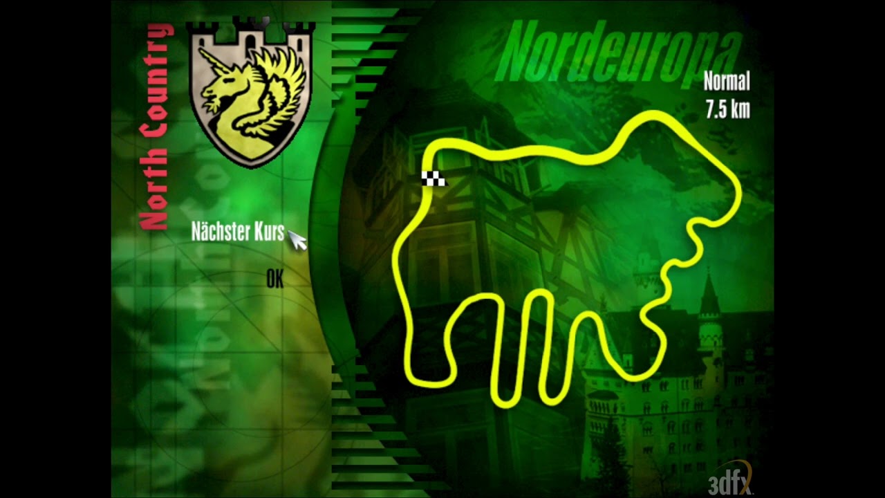 Need for Speed 2 SE - Alle Strecken (Streckeninformationen, klare Sprache, ohne Musik)
