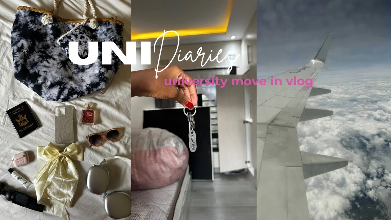 UNIVERSITY MOVE IN VLOG🤍🌸 |  UNI Diaries: new apartment, groceries, cleaning, decorating my space |