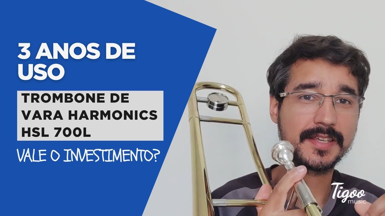 Trombone de Vara Harmonics HSL 700L após 3 anos de uso, vale o investimento?