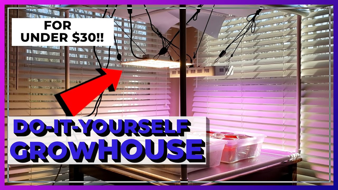 DIY GROWHOUSE - UNDER $30!