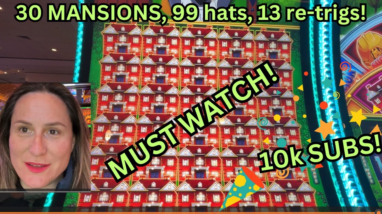 FULL SCREEN of MANSIONS! Huff n’ EVEN more Puff Rollercoaster! Long battle! MIRACLE MASSIVE JACKPOT!