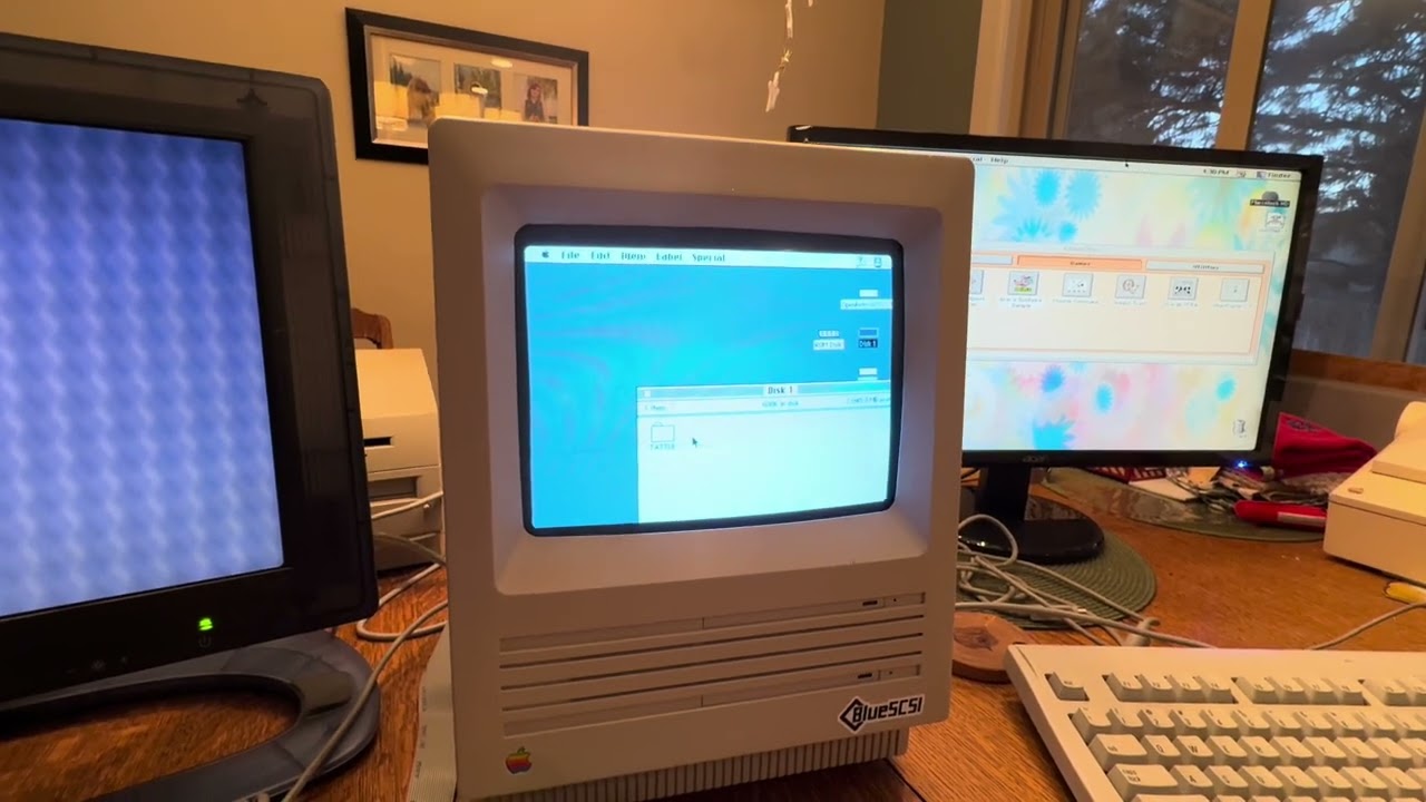 Mac SE/30 new to me first start up.