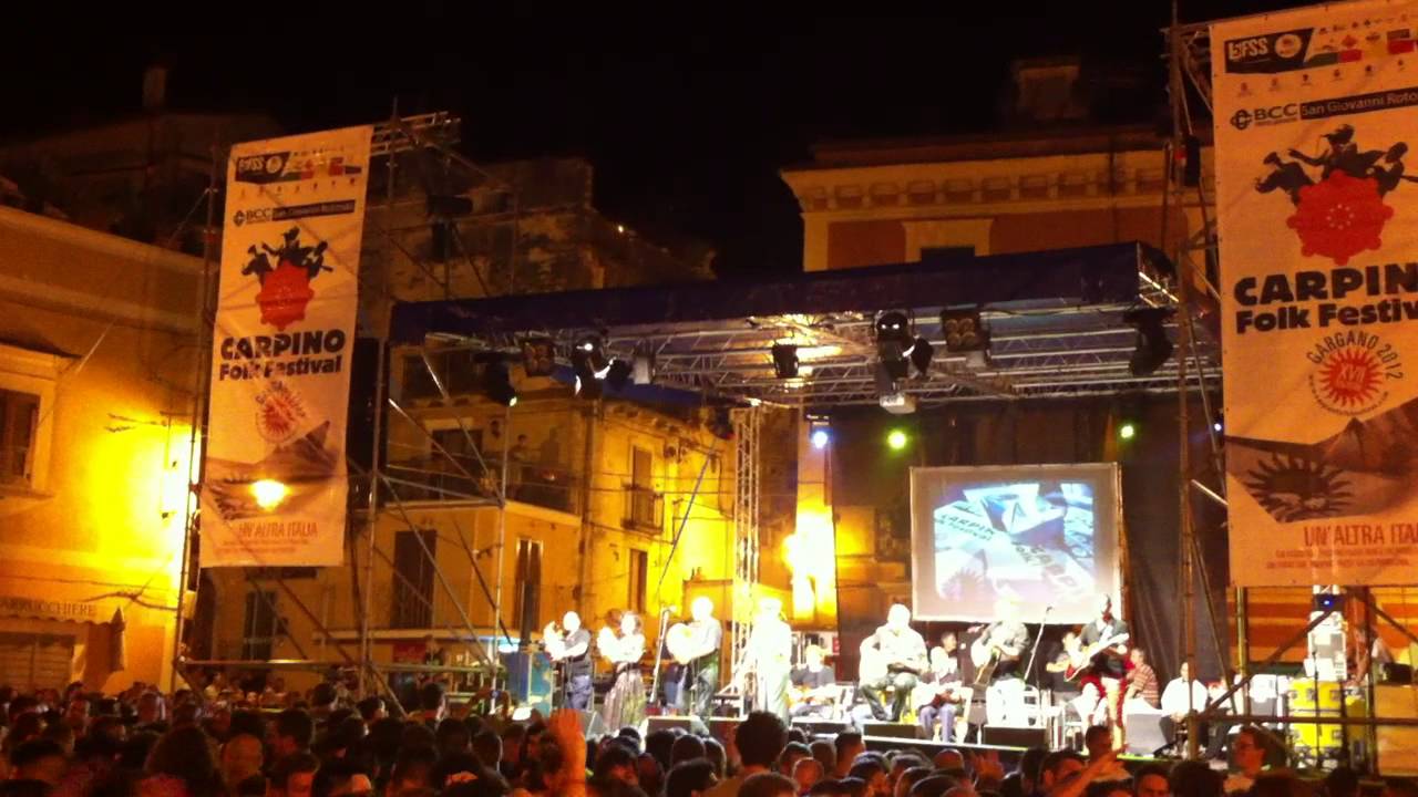IL MAESTRO ANTONIO PICCININNO AL CARPINO FOLK FESTIVAL 2012