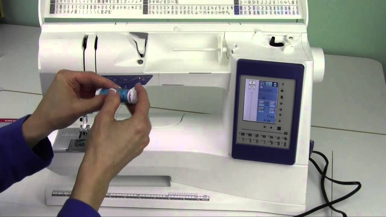 Husqvarna Viking Sapphire 960 04 Threading & Machine Set Up
