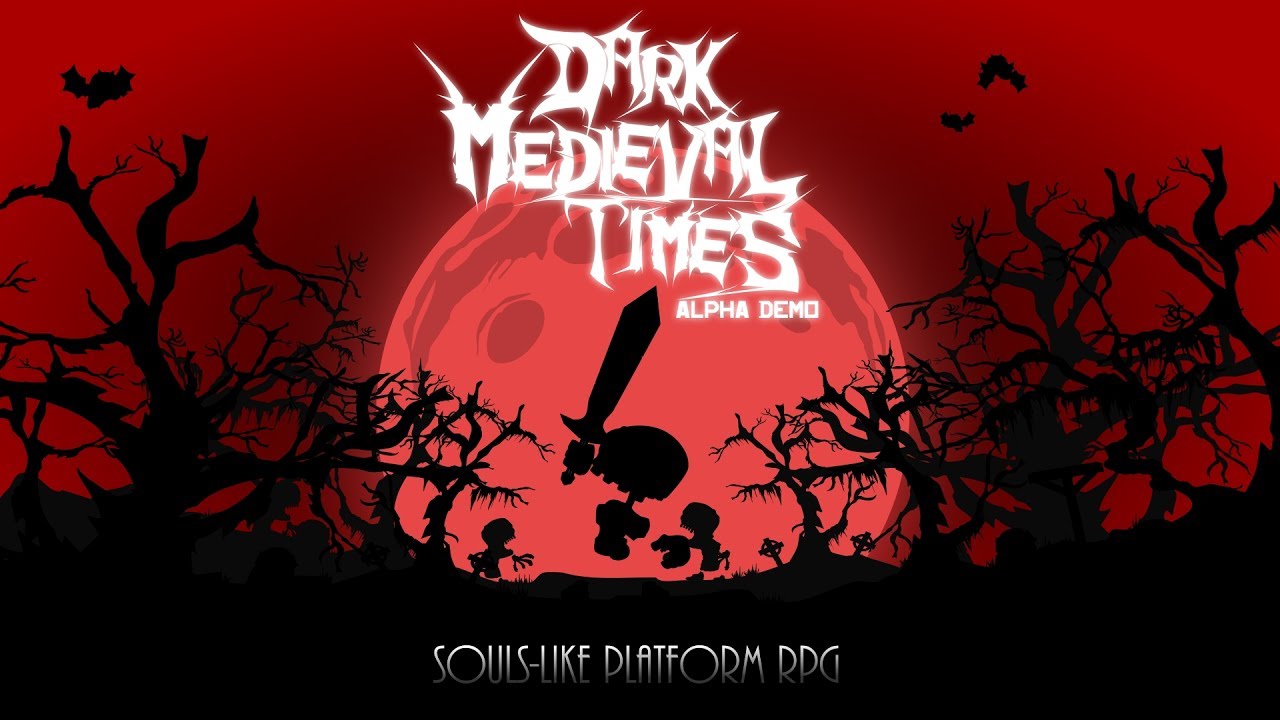 Dark Medieval Times - Alpha Demo Gameplay (2D Souls-Like Platform RPG)