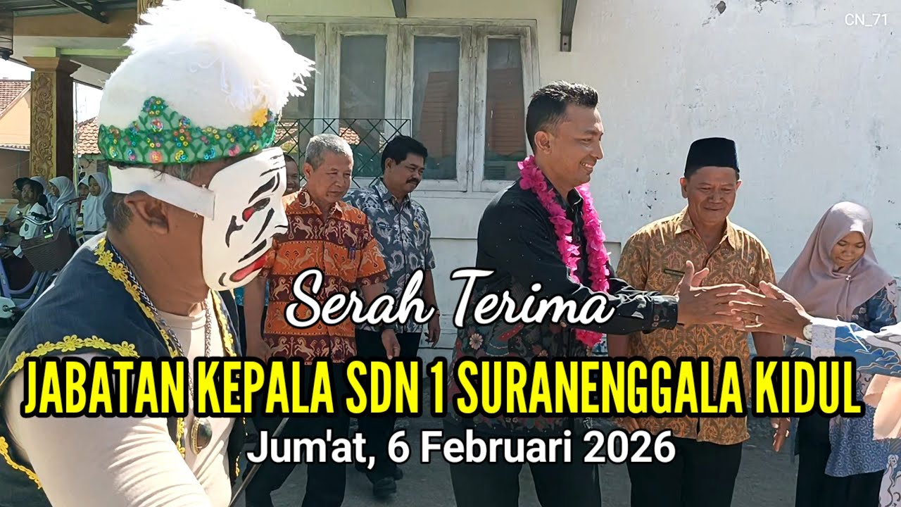 Serah Terima Jabatan Kepala SDN 1 Suranenggala Kidul 2026