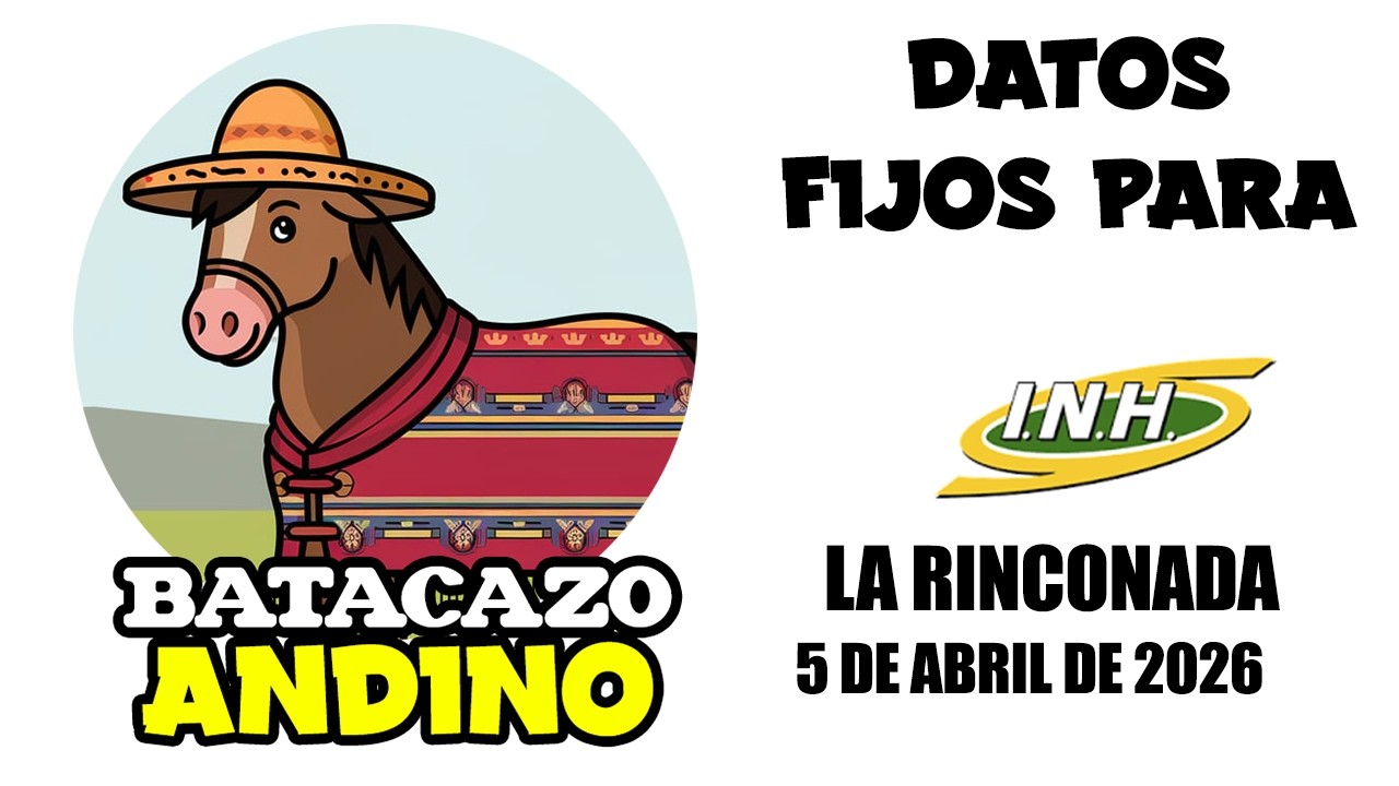 Batacazo Andino: La Rinconada 05/04 🏇 &iexcl;FIJOS de Acero y 2 L&Iacute;NEAS para Ganar! 🤑