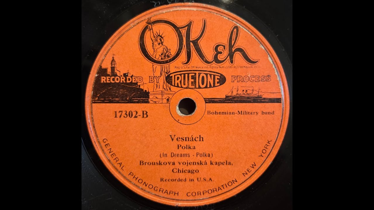 CZECH BAND: Anton Brousek / Vesnách / Okeh 17302 / 1926 / ‘Ještě kousek, pane Brousek’