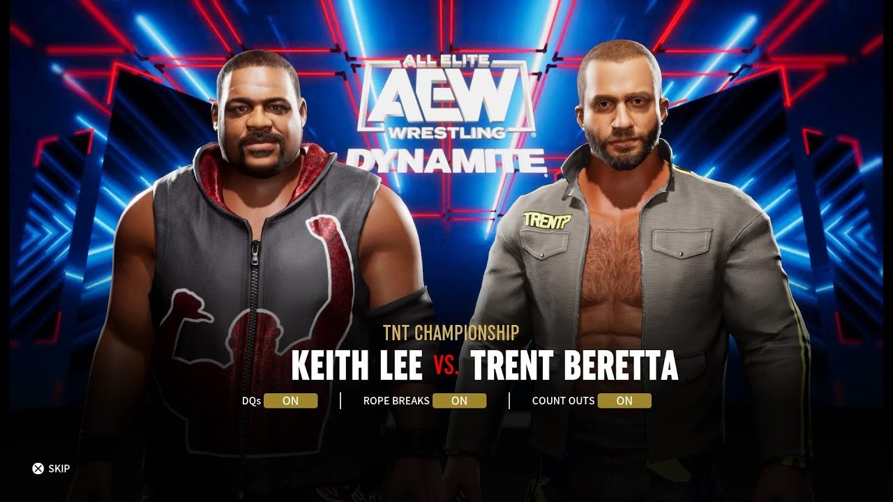 AEW Fight Forever - Keith Lee vs. Trent Beretta (PS4)