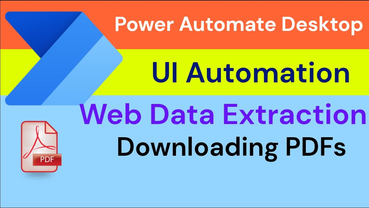 PDF Downloading UI Automation | Using Dynamic Selectors in Power Automate Desktop.