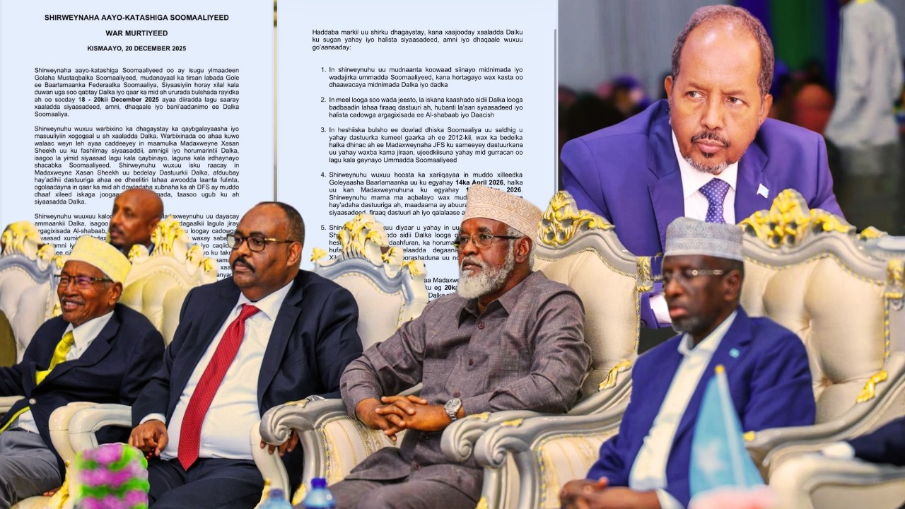 DEG DEG: MD Xasan Sh oo dalab yaab leh u diray Mucaaradka, Shirkii oo fashilmay & A.Madoobe oo...